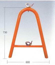 単管バリケード　(鉄)　オレンジ　600×730　1台