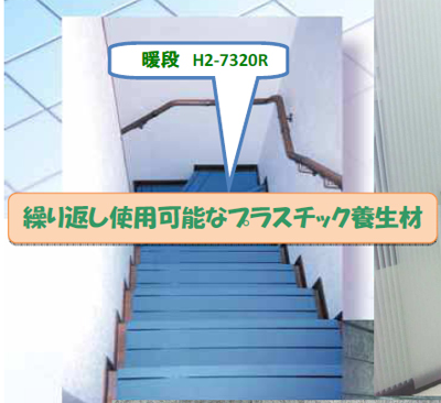 床の養生